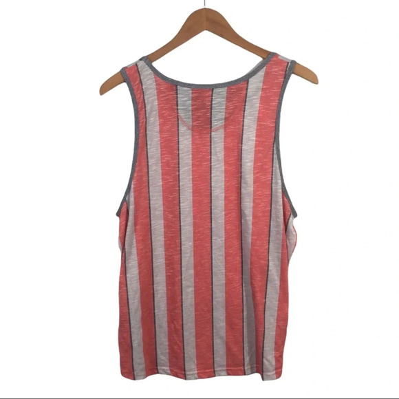 TS447 Burnside Surfer Brand Striped Tank Top M - Picture 5 of 6